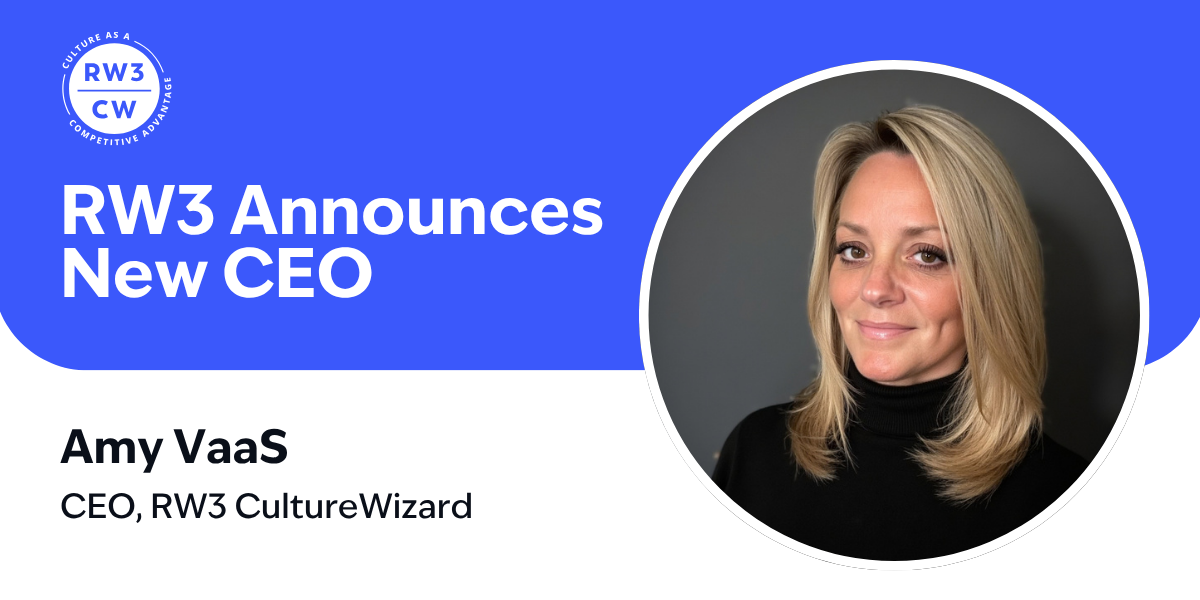 Amy VaaS Named CEO of RW3 CultureWizard