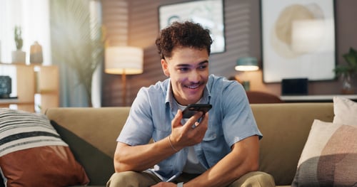 Man using AI Assistant