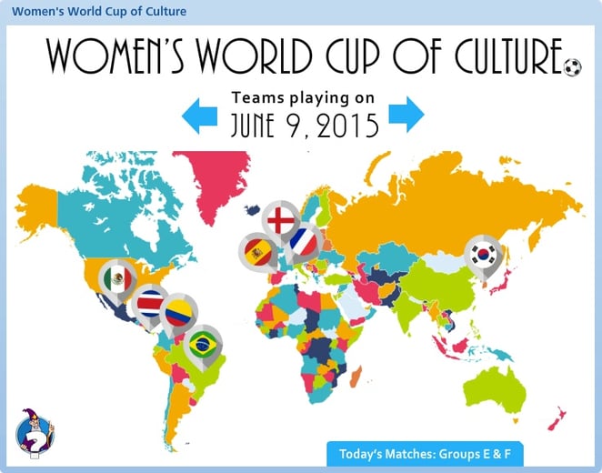 Women S World Cup Interactive Map
